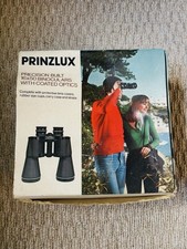 Vintage Prinzlux 16x50 Binoculars With Carry Case