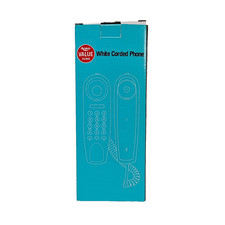 Argos White Corded Phone Wall