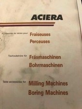 Aciera Miller/Borer Machine Accessories