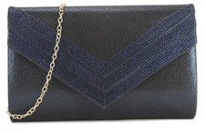 Women faux leather clutch - faux,