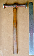 Vintage Sykes Pickavant  panel beating hammer tool . Planishing