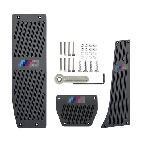 Aluminium pedal set automatic - set,