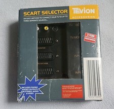 Scart Selector Video Audio Spliter Signal Tevion Control Sender Camcorder TV Sky