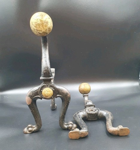 Vintage fire dog and - and, of