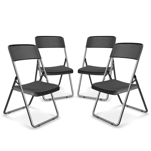 Folding bistro chairs rattan - bistro,
