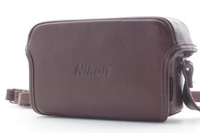 RARE [Top MINT] Nikon Genuine Antique Leather Case For 28Ti 35Ti From JAPAN
