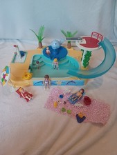 Playmobil Swimming Pool with Slide, Diving Board, Figures & Accessories   Set