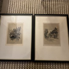 Pair Of Marjorie Bates Signed
