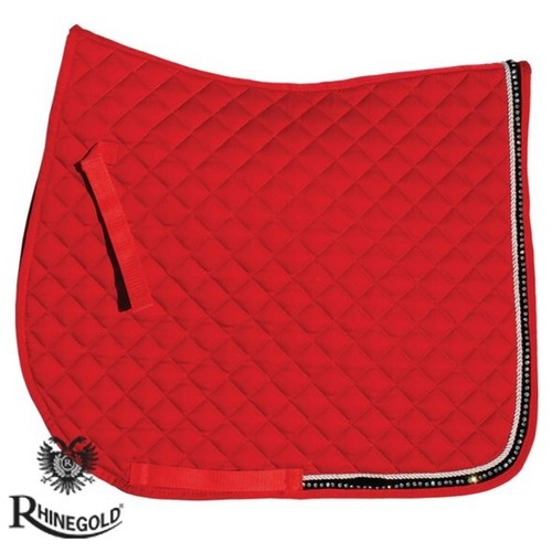 Red cob saddle pad - , rhinegold