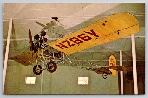 Vintage postcard plane - postcard, 1910