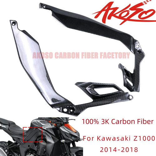 Real carbon fiber for - carbon, kawasaki