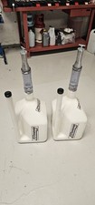 Hunsaker Racing Fuel Jugs Fuel Cans Dump Churn Dry Break 5 US Gallon Pair
