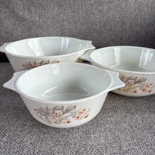 Vintage pyrex england floral - vintage,