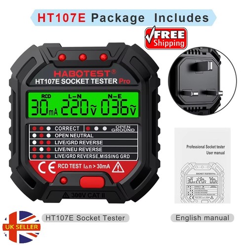 Socket tester digital display - socket,