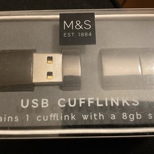 M&S 8gb USB Cufflinks Gift Set