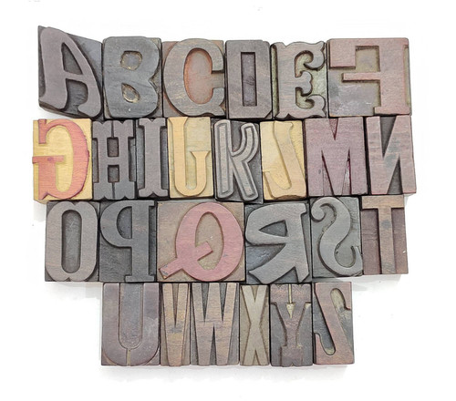 Vintage letterpress - vintage,