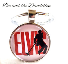 Elvis Presley Glass Keyring