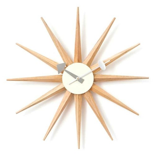 George nelson sunburst clock - nelson,