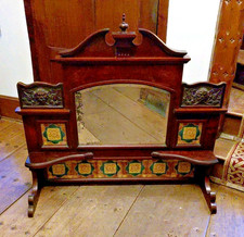 Antique Mahogany Burr Walnut