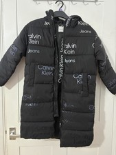 Calvin Klein Girl Long Padded Jacket Age 11-12