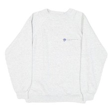 HANES Mens White Sweatshirt
