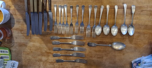 Mixed set vintage silver - of,