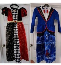 CB.....NWOT QUEEN OF HEARTS & MARY POPPINS DRESSING UP OUTFITS AGE 9-12 YEARS