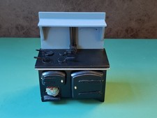 Wooden Victorian style wood burning Stove  Dolls House Miniature