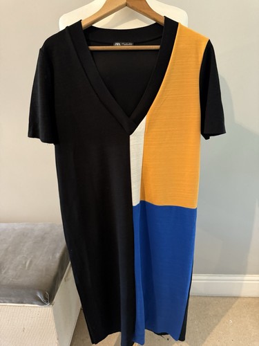 Zara dress geometric - dress, block
