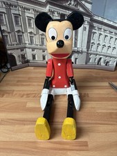 Vintage Disney Wooden Mickey