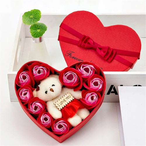 Soap rose flower gift box - soap,