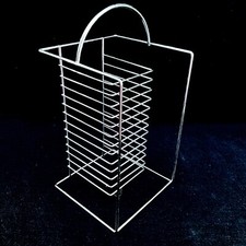 Silver Chrome 14 CD Rack