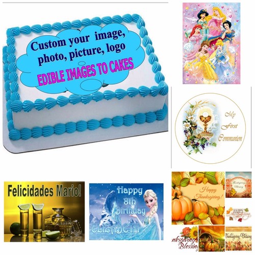 Edible cake topper photo - cake,