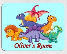 Personalised DINOSAURS DOOR