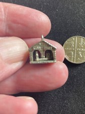 Sterling Silver Weathervane Nuvo Charm Pendant Vintage c1970