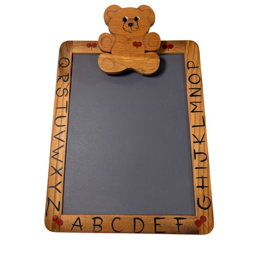 Vintage wooden teddy - teddy, bear