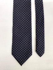 Frangi Silk Tie Black White