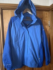 Regatta Hydrafort - ladies blue Waterproof Rain Jacket/Hooded Coat - Size 16/18