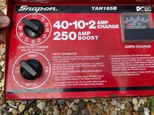 SNAP ON HEAVY DUTY CAR  BOAT  BATTERY CHARGER 6/12 VOLT