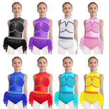 Girls Sequins Feather Tulle