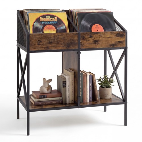 Tier vinyl record storage - 2-tier,
