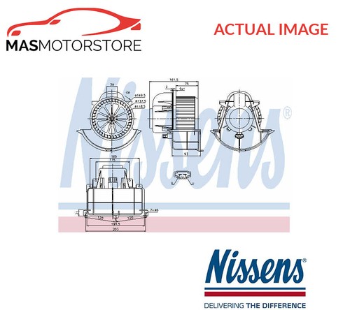 Interior blower fan motor lhd - fan,