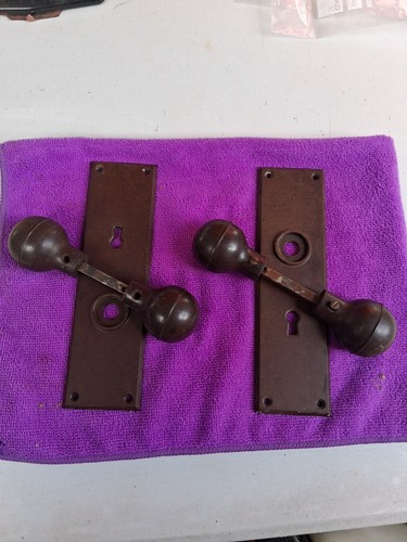 Two pairs brown bakelite - pairs, of