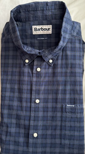 Mens barbour mid blue - mens,