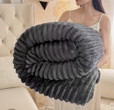 Soft Plush Faux Rabbit Blanket