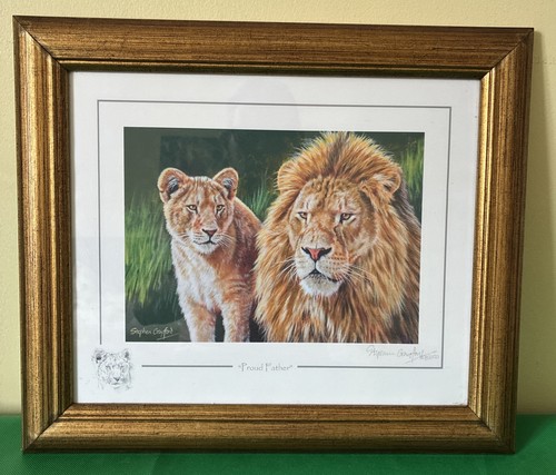 Lion proud father signed - lion,