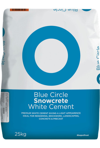 Snowcrete white cement - cement, for