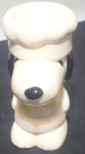 Vintage Novelty Chef Snoopy dog Egg Cup ceramic
