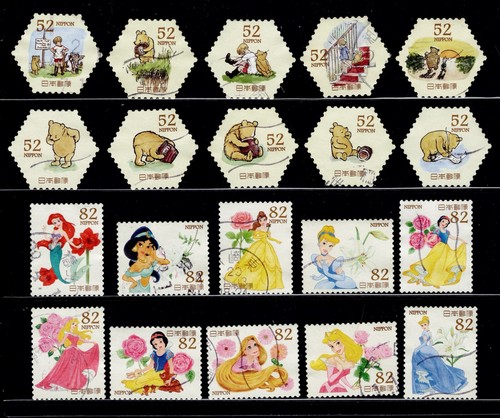 Japan 3959a 3960a j disney - 3959a-j, &
