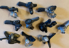 job lot of 10 Bicycle Thumb Shifters. Spare Bike parts